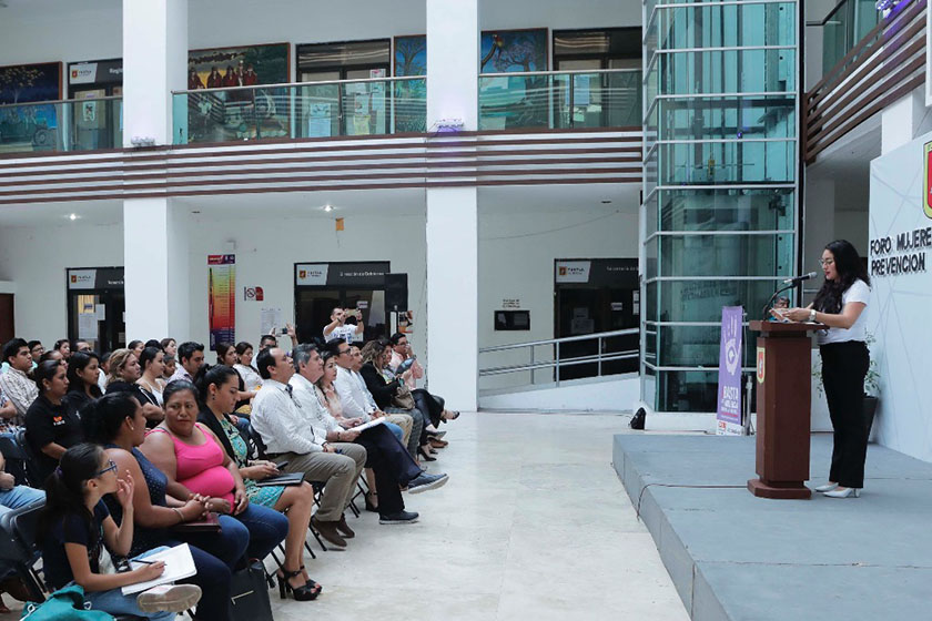 Foro “Mujeres: VIH en Tuxtla, una mirada hacia la prevención de la violencia hacia las mujeres”
