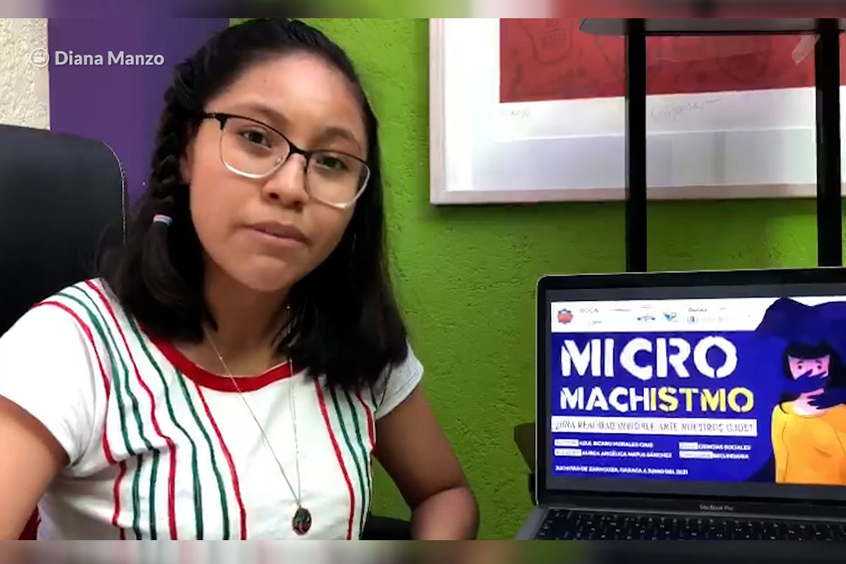Oaxaca: Azul Sicarú, joven que visibiliza los machismos con cortometraje en el Istmo