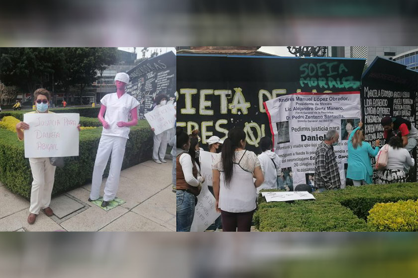 Exigen justicia para la enfermera Daniela, víctima de negligencia médica
