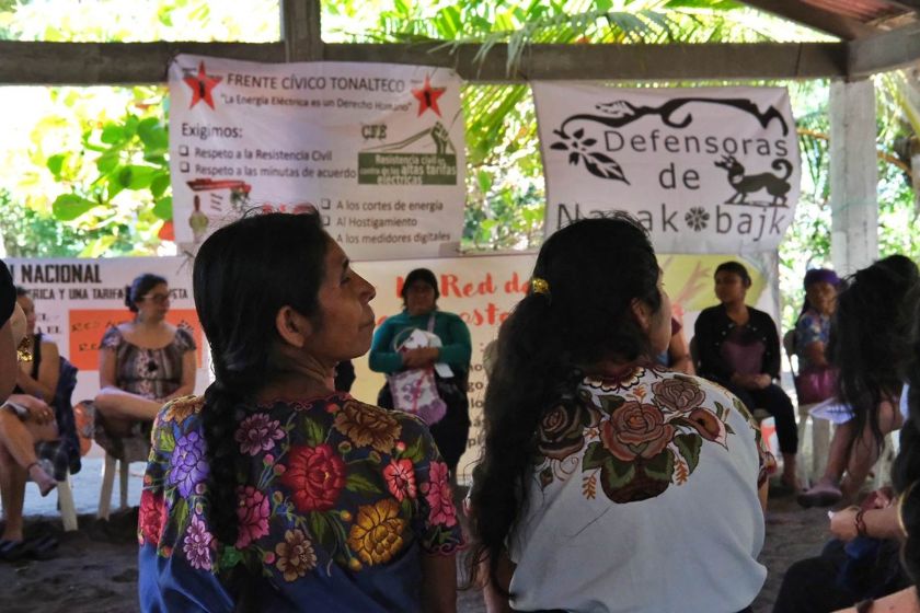 Asamblea general de mujeres hace frente a la violencia con organización y autonomía