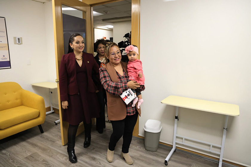 Inauguran Sala de Lactancia en la Cámara de los y las Diputadas