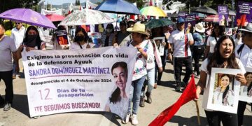 A un mes sin Sandra Domínguez. Revictimización y campaña de desprestigio: familiares