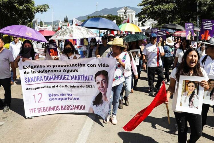 A un mes sin Sandra Domínguez. Revictimización y campaña de desprestigio: familiares